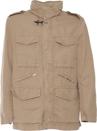 Fay Light Jackets, male, Brown, Size: M Explorer Field Jacket Tinta