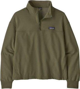 Patagonia Ahnya P/O Fleecepullover f&uuml;r Damen | oliv