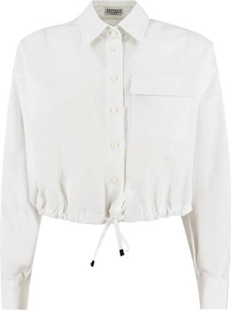 Brunello Cucinelli Donna, Camicette, Bianco, M, new
