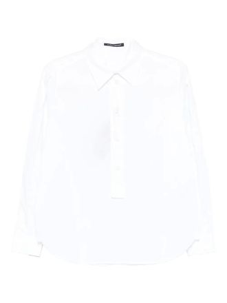 Luisa Cerano long-sleeves blouse - women - Cotton - 40 - White