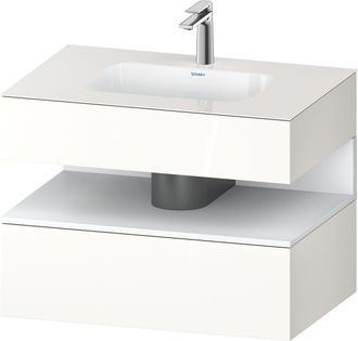 Duravit Duravit - Qatego Lavabo Encastr&eacute; Avec Meuble Sous-lavabo En