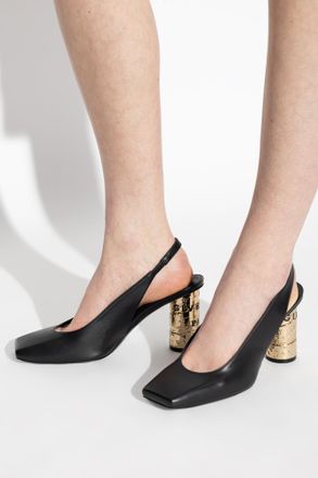 Givenchy Leather Heeled Shoes, Womens, Black