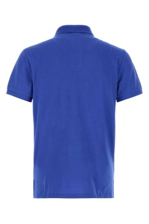 Polo Ralph Lauren Piqu&eacute; Cotton Polo Shirt - Blue