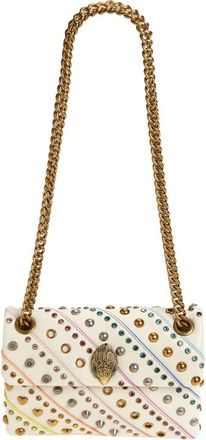 Kurt Geiger Mini Kensington Leather Convertible Shoulder Bag in Bone/comb at Nordstrom