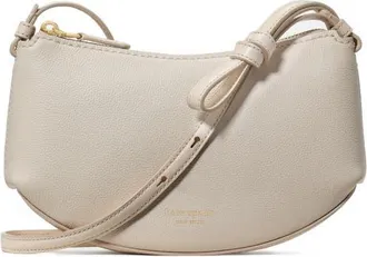 Kate Spade New York loop pebble leather crossbody bag in Cashew Milk at Nordstrom