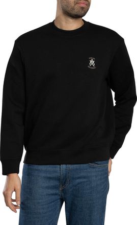 A|X Armani Exchange Chest Logo Sweatshirt, Zwart
