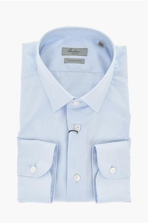 Corneliani Poplin Cotton Shirt with Italian Collar size 41
