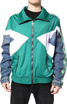 Dolce & Gabbana Multicolor Full Zip Windbreaker Mens Jacket (Pre-Owned)