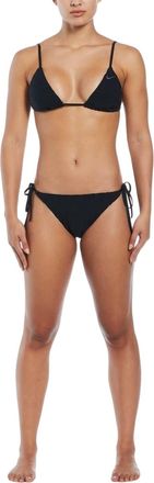Nike Dames/Dames Bikinibroekje met reli&euml;f (Zwart)
