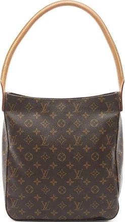 Louis Vuitton Borsa a spalla Looping GM 2001 - Marrone