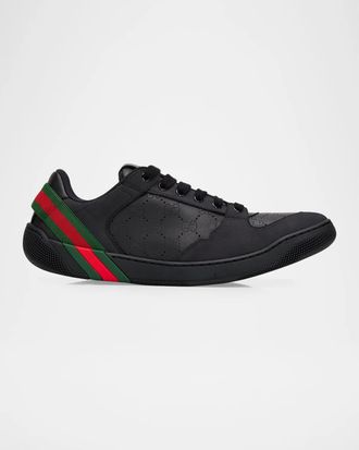 Gucci Men & apos;s Screener 3.0 Perforated Leather Sneakers