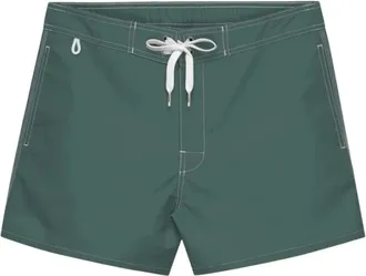 Sundek Badmode, Heren, Groen, L, Boxer Zwembroek met Regenboog op de Achterkant