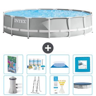 Intex Piscina Prism Frame Redonda - 457x107 Cm - 9-piezas S536