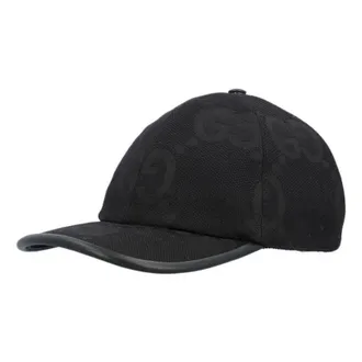 Gucci (WMNS) Gucci Jumbo GG Baseball Hat Black 7275624HAVS1060