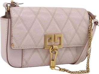 Givenchy Pre-owned Leren Mini Schoudertas - Dames - Vintage Mini Tas - Roze - ONE Size - Leer - Vintage