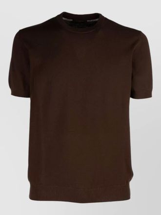 Zanone crew neck t shirt short sleeves