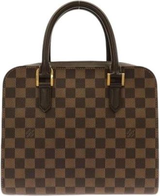 Louis Vuitton Pre-owned Vintage Monogram Canvas Handbag - Dames - Vintage Handtas - Bruin - ONE Size - Vintage