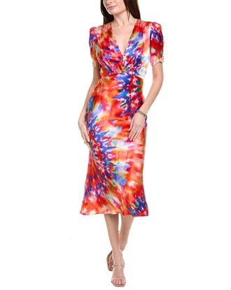 Saloni Saloni Silk Maxi Dress