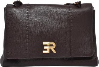 Ermanno Scervino Tassen, Dames, Bruin, ONE Size, Leer, Arabella Schoudertas