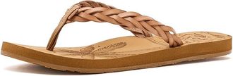 Roxy Feel Breezie Womens Sandals Smooth Open Tan : 11 M, Synthetic