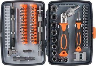 OEM Juego De Destornilladores De Precisi&oacute;n De Acero Cromado De 68 Piezas Para Port&aacute;tiles, Tel&eacute;fonos M&oacute;viles, Ordenadores, Relojes, Consolas De Videojuegos