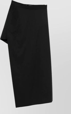 Vivienne Westwood high waist asymmetric midi skirt side slit