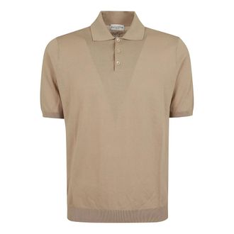 Ballantyne Round-neck Knitwear, male, Brown, Size: XL Polo Neck Pullover