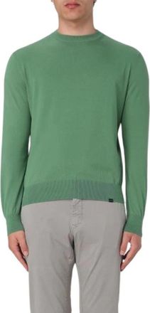 Paul & Shark Rondgebreide trui - Heren - Ronde hals truien - Groen - S - Truien & Vesten