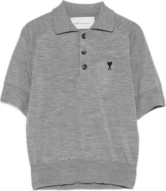 Ami Ami De Coeur Wool Polo Shirt