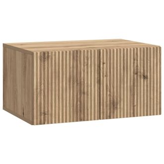 vidaXL Mueble Para Tv De Pared Roble Artesanal 59,5 X 41 X 30 Cm Vidaxl