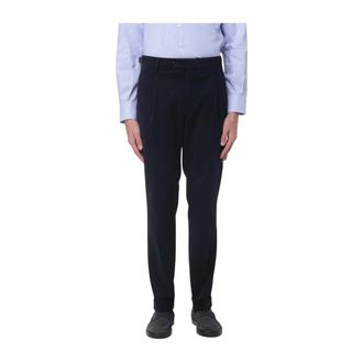 Berwich Pantalon - Heren - Broeken - Blauw - Maat: L Leer