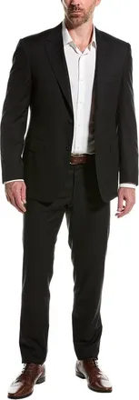 Canali Wool Suit With Flat Front Pant