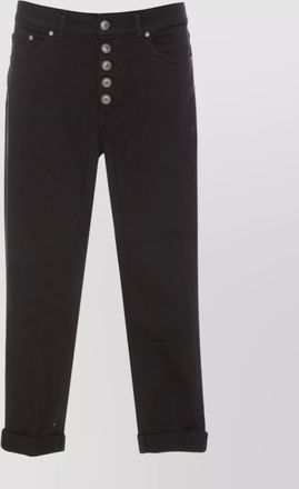 Dondup trousers loose fit rolled cuffs