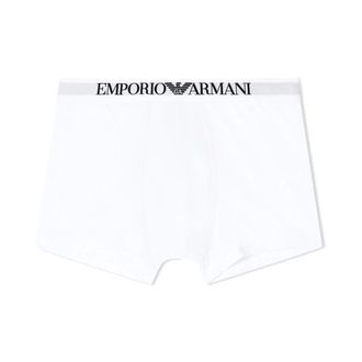 Emporio Armani B&oacute;xers de Algod&oacute;n El&aacute;stico - Underwear - Hombre - Blanco - S