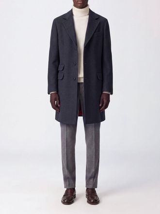 Brunello Cucinelli Cappotto monopetto in puro cashmere con rever classico