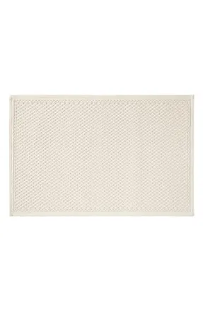 Coyuchi Moonstone Organic Cotton Bath Rug in Undyed at Nordstrom