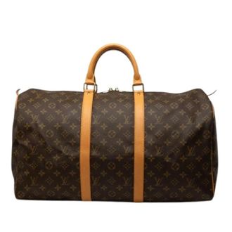 Louis Vuitton Pre-owned Keepall 50 - unisex - Vintage Weekendtas - Bruin - ONE Size - Leer - Vintage