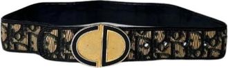 Dior Pre-owned Oblique Monogram Riem - Dames - Vintage Accessoires - Veelkleurig - ONE Size - Leer - Vintage