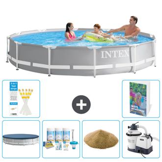Intex Piscina Prism Frame Redonda - 366x76 Cm - 7-piezas S47