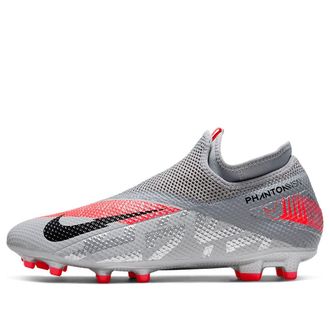 Nike Phantom Vision 2 Academy DF MG Metallic Grey Crimson CD4156-906