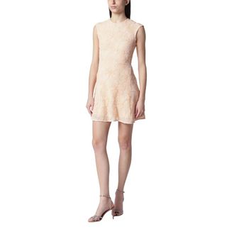 Rotate ROTATE Birger Christensen, Short Dresses, female, Beige, Size: XS Rotate Dresses