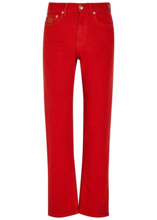 Blaz&eacute; Milano Clapotis Paso Straight-leg Jeans - Red - 2 (UK10 / S)