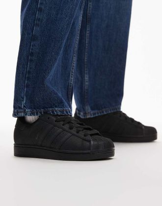 adidas Originals Superstar II - Sneakers color nero triplo