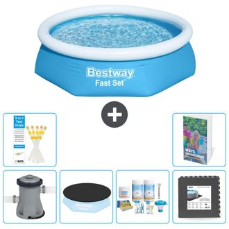 Bestway Piscina Bestway Fast Set Redonda - 244x61 Cm - 7-piezas S238