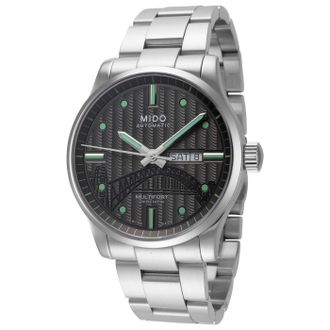 Mido Mens Multifort IBA 42mm Automatic Watch M0054301106181