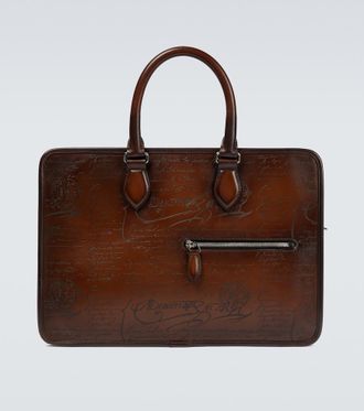 Berluti Un Jour leather briefcase