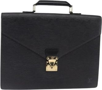Louis Vuitton Pre-owned Handbag - Dames - Vintage Handtas - Zwart - ONE Size - Leer - Vintage