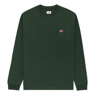New Balance MADE in USA Core Long Sleeve T-shirt Asia Sizing Midnight Green MT21542-MTN
