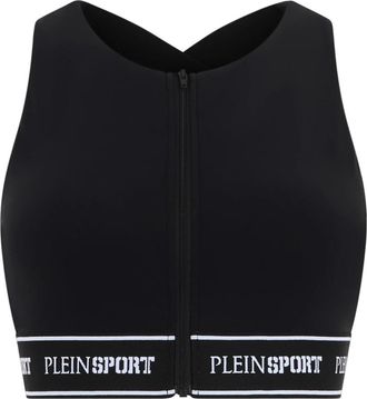 Plein Sport Fleece Bra Top - Dames - BHs - Zwart - S - Ondergoed