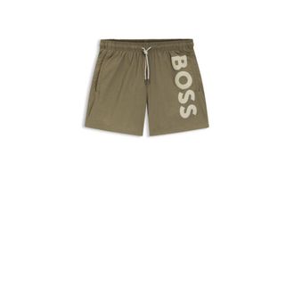 BOSS Quick-drying swim shorts with printed logo